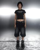  UNISEX - Flash Jorts (blackwashed) 