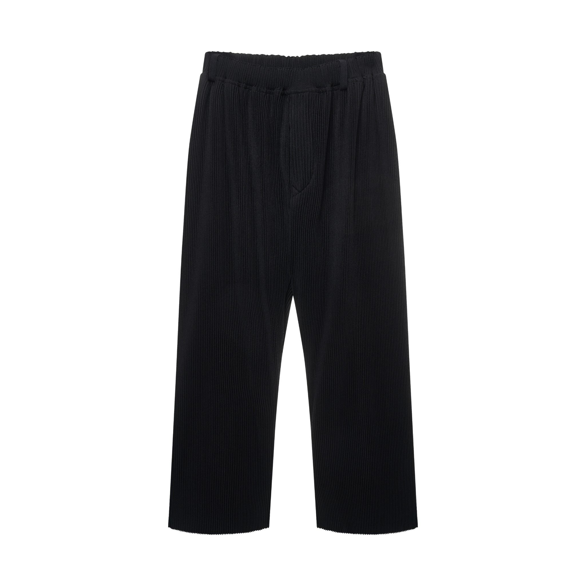  MEN - PLEAT WIDE LEGS (black) 