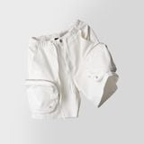  MEN - KEVIN - CARGO SHORT (black/white) 