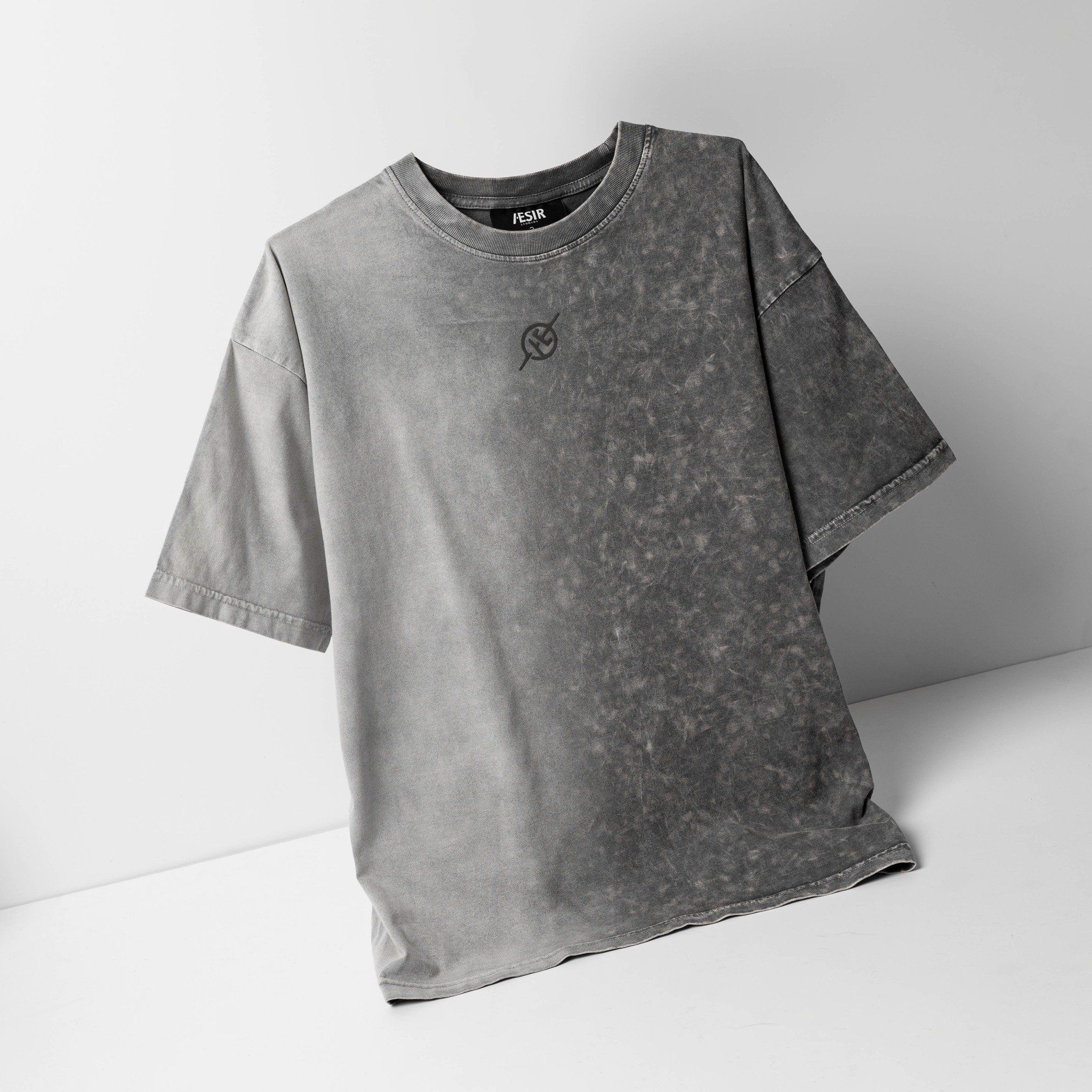  UNISEX - ACID WASHED TEE (greywashed) 