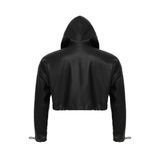  MEN - FULL ZIPPED HOODIE (silver/black) 