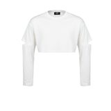  UNISEX - CUT OUT SWEATER (white/black) 