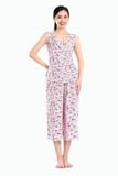  A48118010 - Đồ bộ mặc nhà bộ lỡ RAYON in hoa 