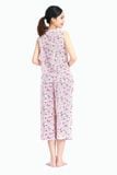 A48118010 - Đồ bộ mặc nhà bộ lỡ RAYON in hoa 