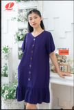  Đồ bộ mặc nhà đầm RAYON màu dáng xuông mềm mát - Q47119030 