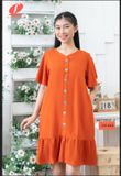  Đồ bộ mặc nhà đầm RAYON màu dáng xuông mềm mát - Q47119030 