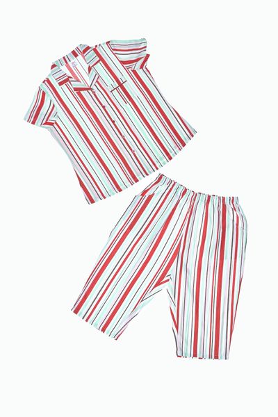 Đồ bộ mặc nhà bộ lửng COTTON in hoa - Z44219040
