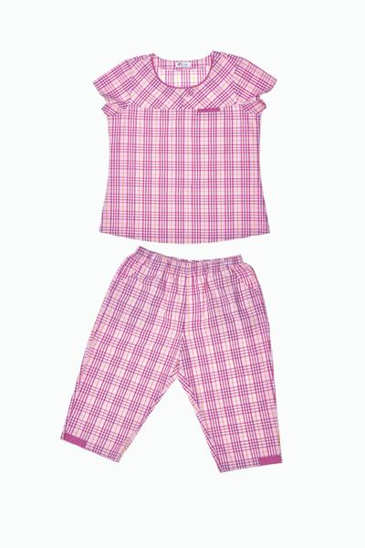 Q44318030 - Đồ bộ mặc nhà bộ lửng KATE sợi màu