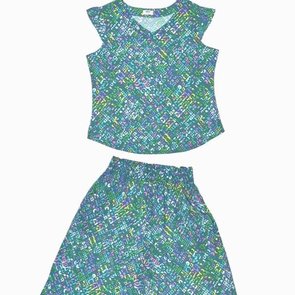 A48118020 - Đồ bộ mặc nhà bộ lỡ RAYON in hoa