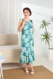  Q471132501 - Đầm mặc nhà dáng xuông Rayon hoa 