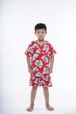  Q33112302 - Đồ bộ mặc nhà bé trai vải lanh quần ngắn áo cổ tròn họa tiết chú gấu dễ thương 