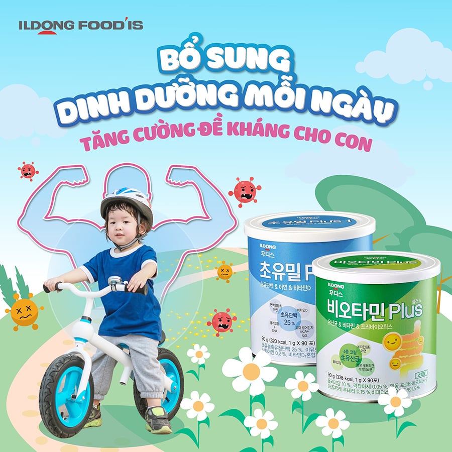 Men Tiêu Hoá ILDONG Hàn Quốc Cho Mọi Lứa Tuổi - Hộp 90 gói / 90g