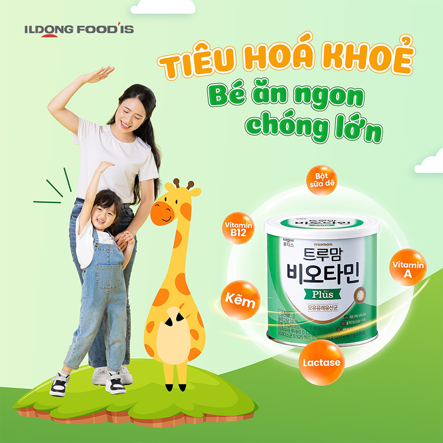 Men Tiêu Hoá ILDONG Hàn Quốc Cho Mọi Lứa Tuổi - Hộp 90 gói / 90g