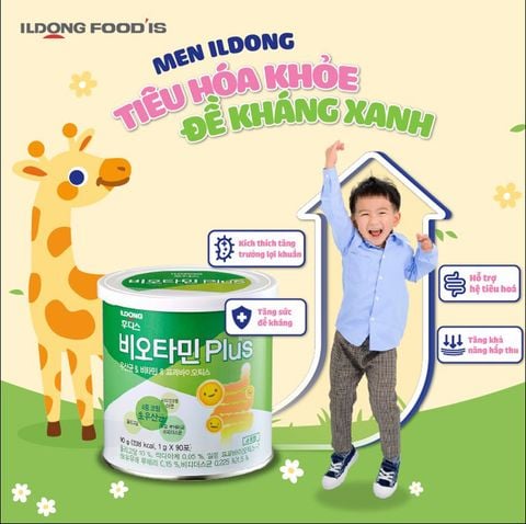 Men Tiêu Hoá ILDONG Hàn Quốc Cho Mọi Lứa Tuổi - Hộp 90 gói / 90g