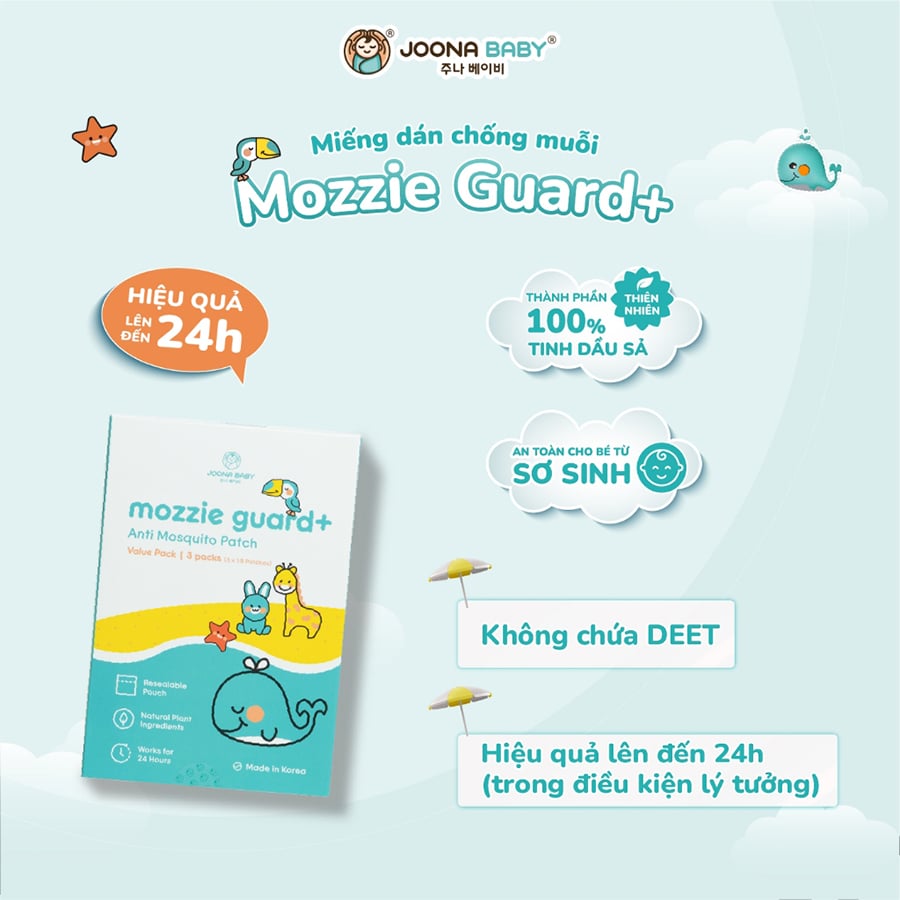 Miếng Dán Chống Muỗi Mozzie Guard Joona Baby - Hộp 54pcs