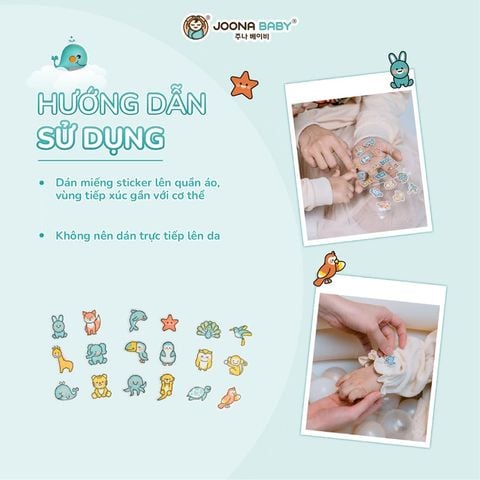 Miếng Dán Chống Muỗi Mozzie Guard Joona Baby - Hộp 54pcs