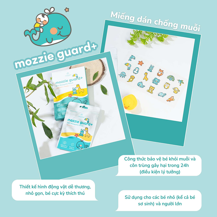Miếng Dán Chống Muỗi Mozzie Guard Joona Baby - Hộp 54pcs