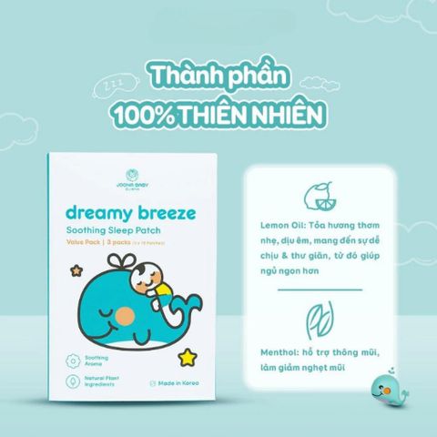 Miếng Dán Ngủ Ngon Dreamy Breeze Joona Baby - Hộp 54pcs
