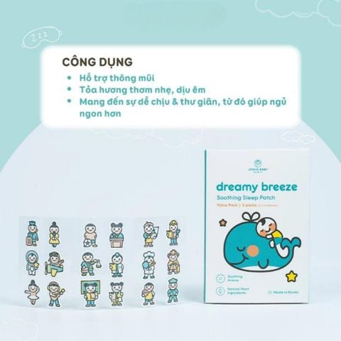 Miếng Dán Ngủ Ngon Dreamy Breeze Joona Baby - Hộp 54pcs