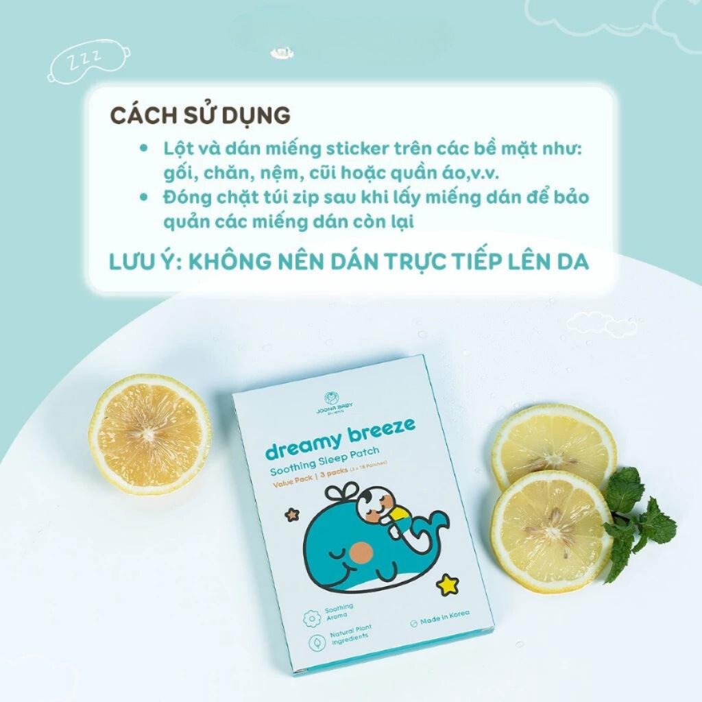 Miếng Dán Ngủ Ngon Dreamy Breeze Joona Baby - Hộp 54pcs