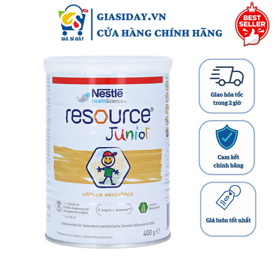 Sữa Công Thức Béo Tăng Cân Đức Nestle Resource Junior 400g