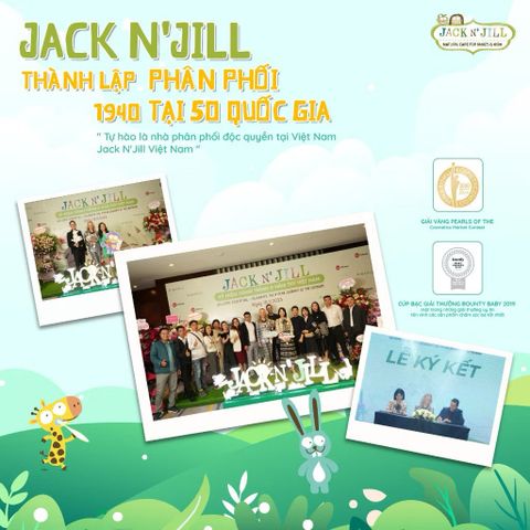 Sữa Tắm Gội Jack N' Jill 300ml Cho Bé Từ Sơ Sinh Chiết Xuất Thiên Nhiên Dịu Nhẹ Dưỡng Ẩm Ngừa Hăm Tã