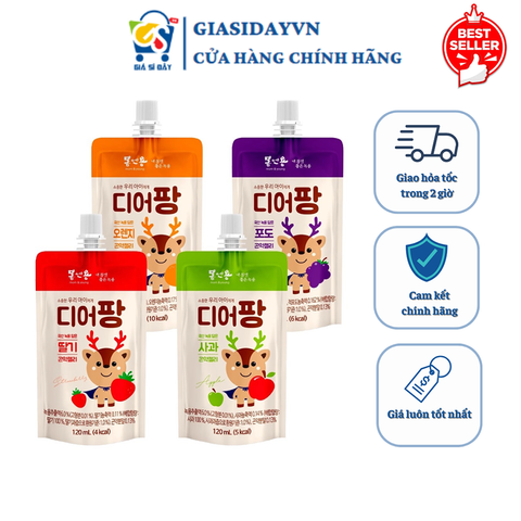 Nước Thạch Gạc Nhung Hươu Non Deer Pang Nội Địa Hàn 1Y+ - Túi 120g