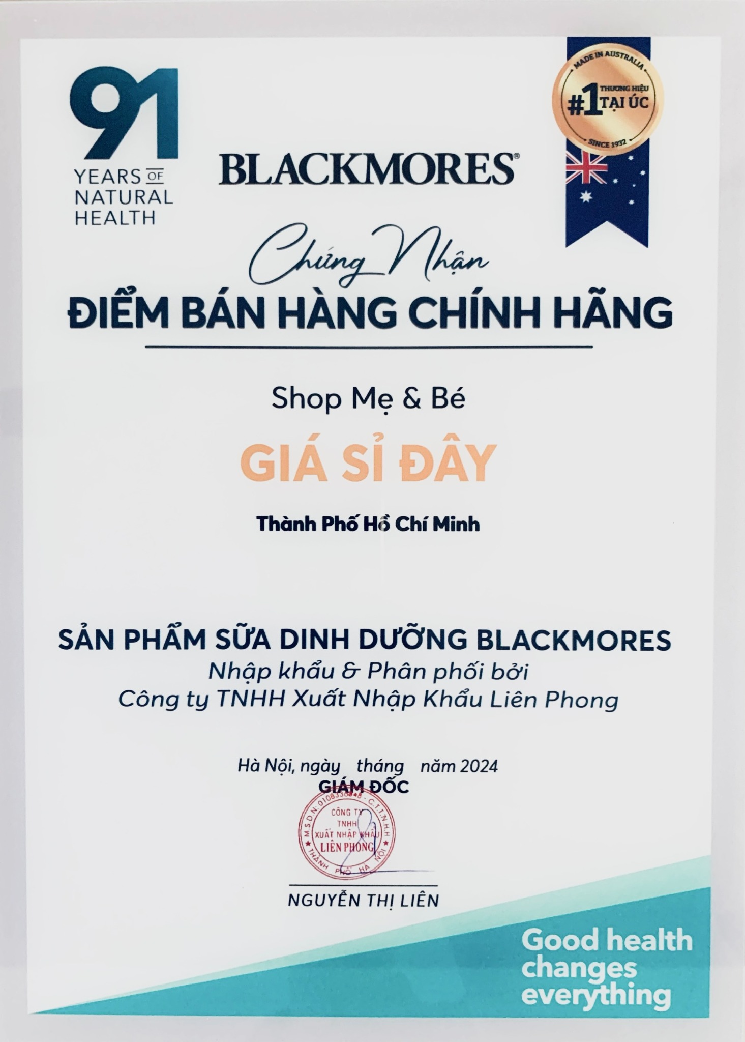 Sữa Blackmores JNR Balance+ Vanilla 850g cho trẻ 1-10 tuổi - Sữa Bột Công Thức