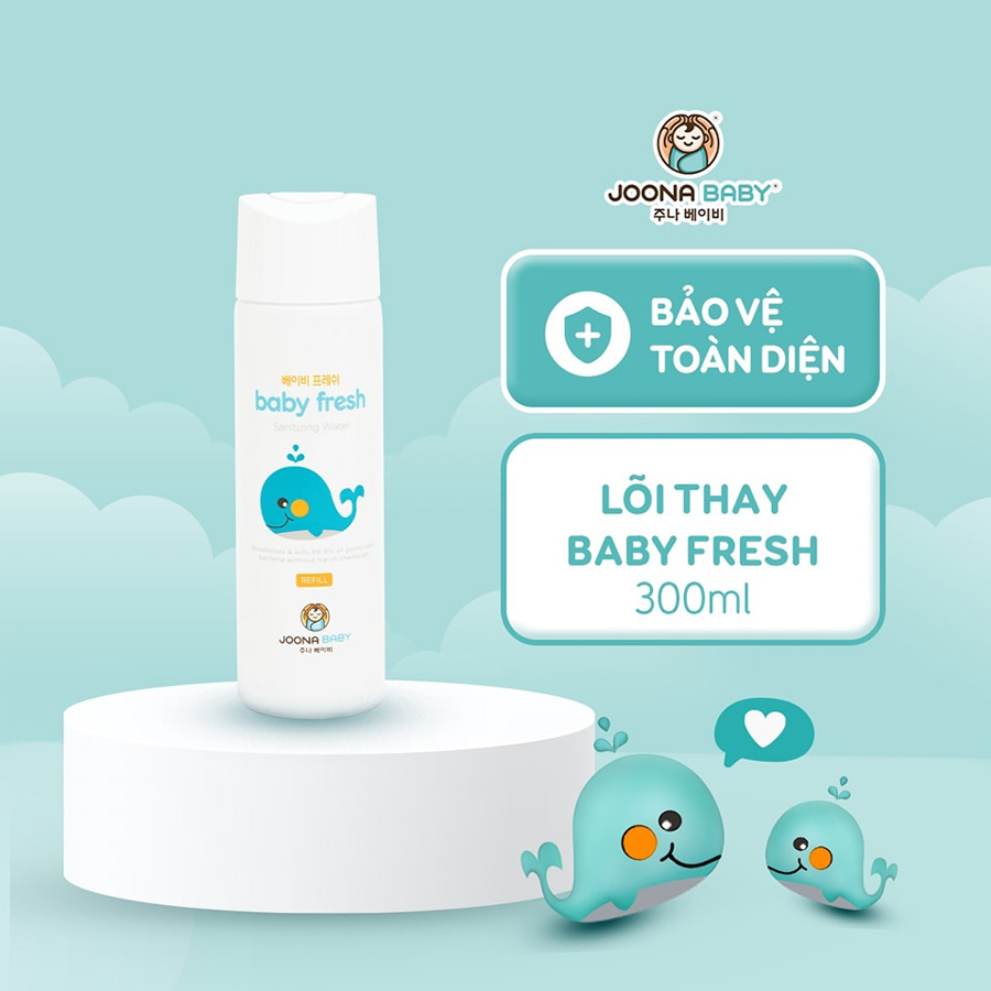 Xịt Khuẩn Khử Mùi Baby Fresh Joona Baby 300ml, 60ml