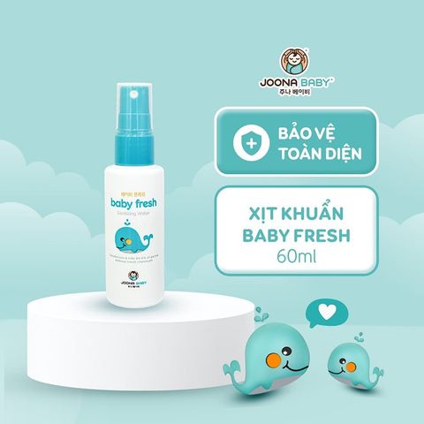 Xịt Khuẩn Khử Mùi Baby Fresh Joona Baby 300ml, 60ml