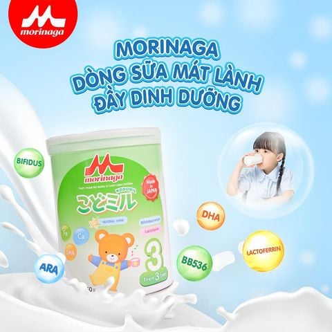 Sữa Morinaga NHẬP KHẨU Nhật Số 1, 2, 3 850g, 320g - Sữa Bột Công Thức