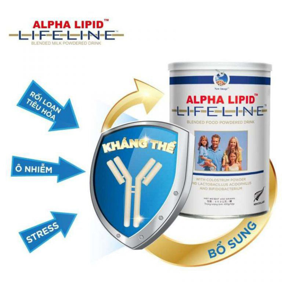Sữa Non Alpha Lipid Lifeline NZ 450g