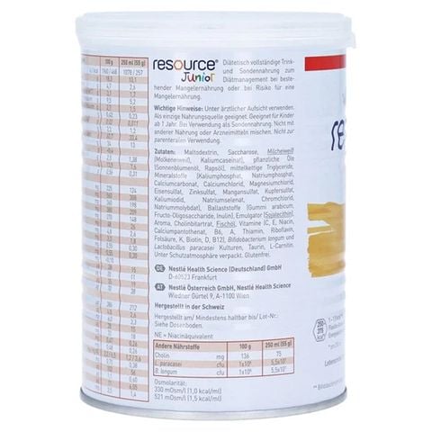 Sữa Béo Tăng Cân Đức Nestle Resource Junior 400g - Sữa Bột Công Thức