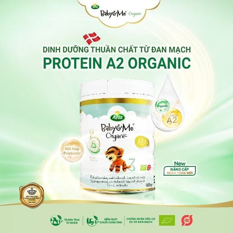 Sữa Arla Baby&Me HMO / A2 Organic 600g,800g - Sữa Bột Công Thức