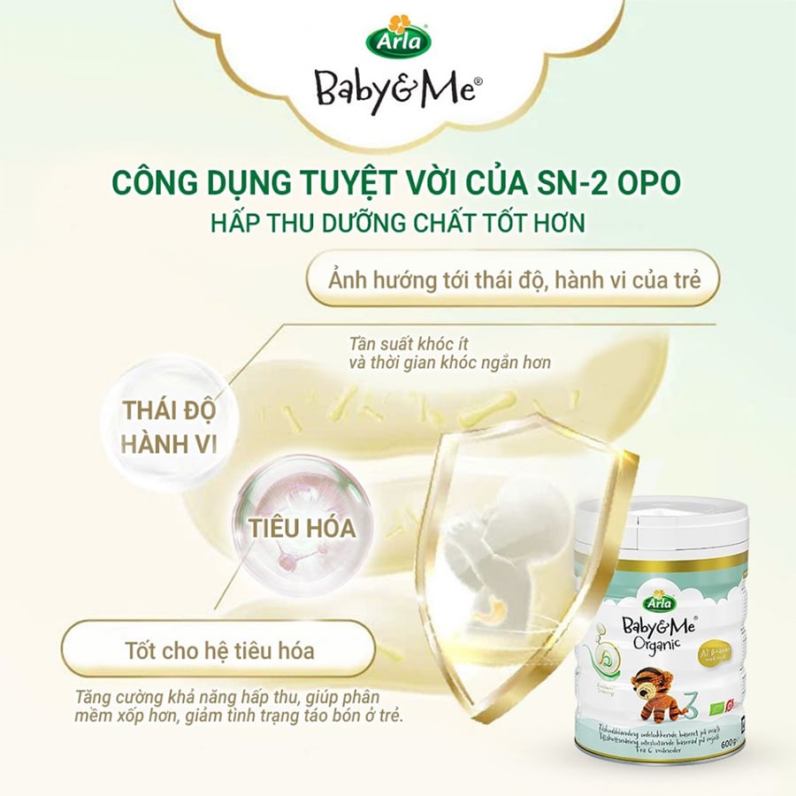 Sữa Arla Baby&Me HMO / A2 Organic 600g,800g - Sữa Bột Công Thức