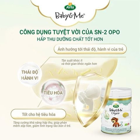 Sữa Arla Baby&Me HMO / A2 Organic 600g,800g - Sữa Bột Công Thức