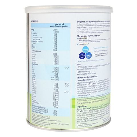 Sữa HiPP Organic Combiotic Số 1,2,3,4 - 350g, 800g - Sữa Bột Công Thức