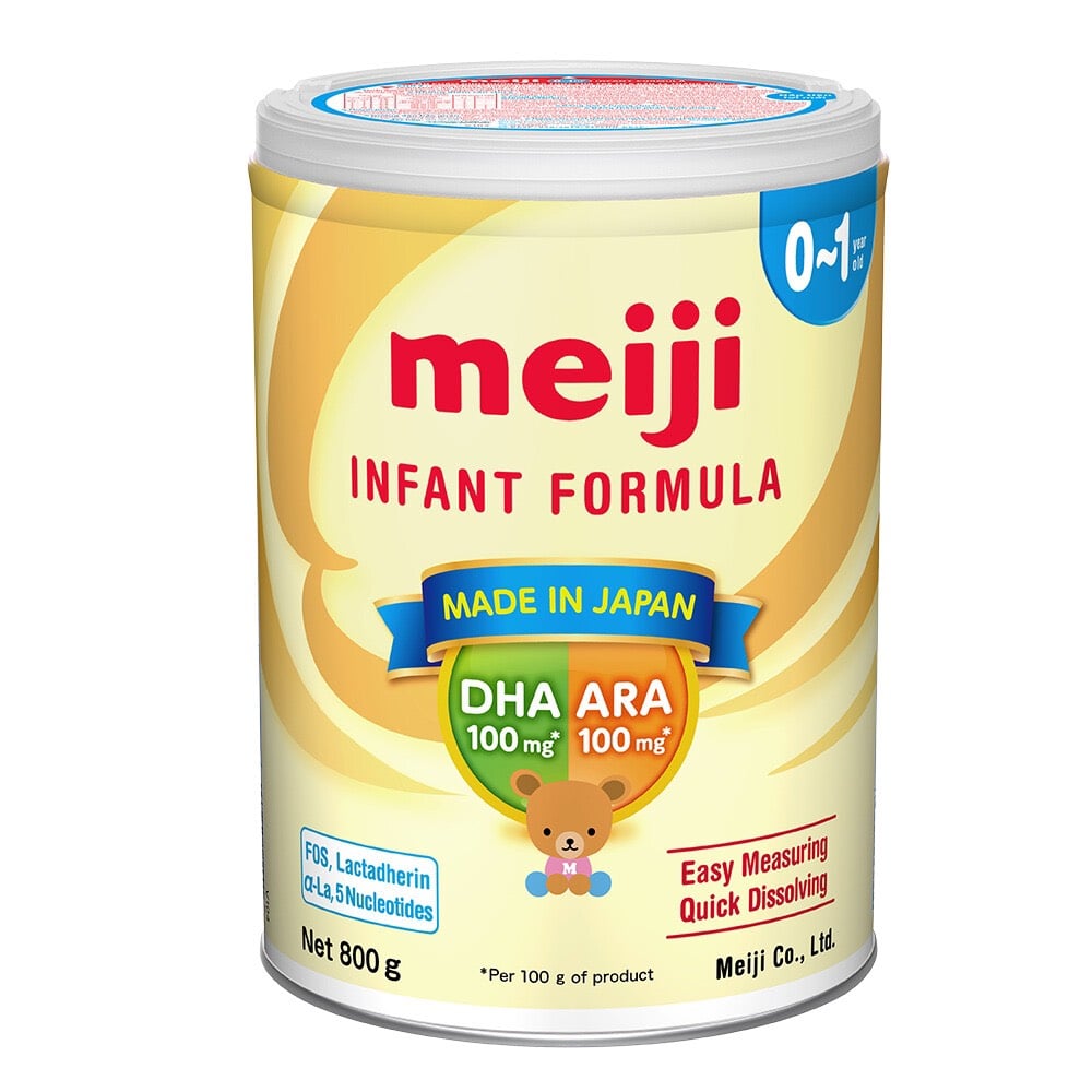 Sữa Meiji NHẬP KHẨU Nhật Lon, Thanh Số 0 (0-1) & Số 9 (1-3)- Sữa Bột Công Thức 800g
