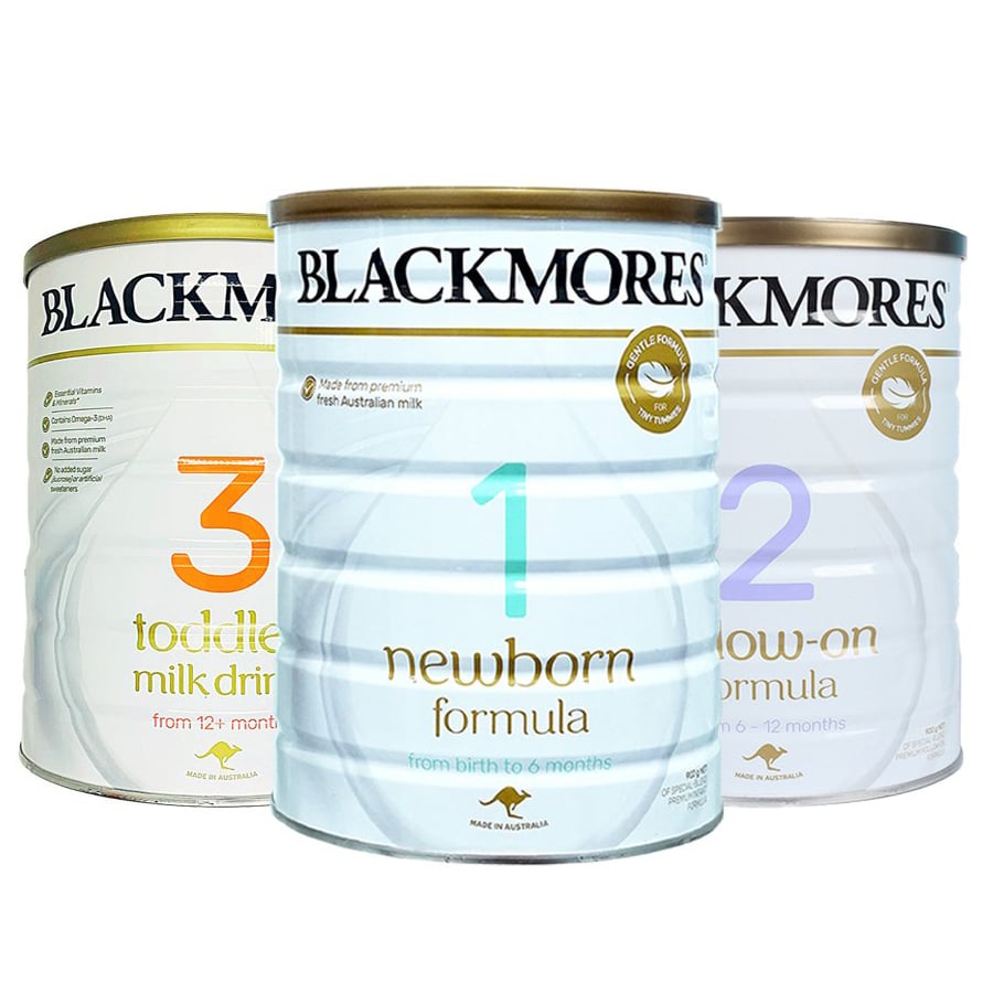 Sữa Blackmores Úc số 1 2 3 Hộp 900g - Sữa Bột Công Thức