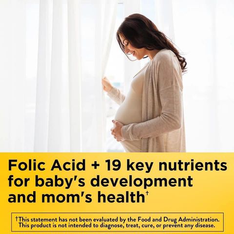 23 Vitamin Cho Bà Bầu Nature Made Prenatal Folic Acid + DHA 200mg 150 Viên