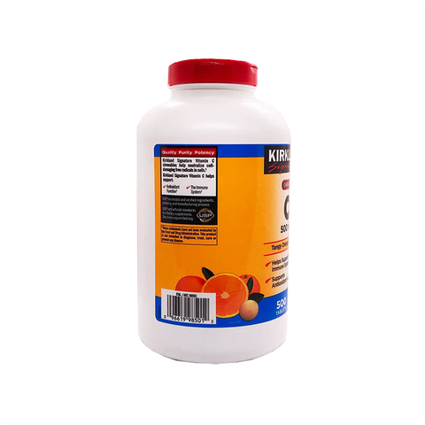 Vitamin C Kirkland Chewable C 500mg 500 Viên