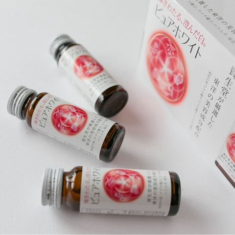 Nước Uống Trắng Da Shiseido Pure White (Hộp 10 Chai x 50ml)