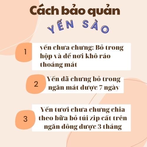 Yến Sào Baby Tặng Kèm Nguyên Liệu Chưng, Tổ Yến Vụn Tinh Chế Nguyên Chất - Yến Sào Nha Trang Thực Phẩm Cao Cấp