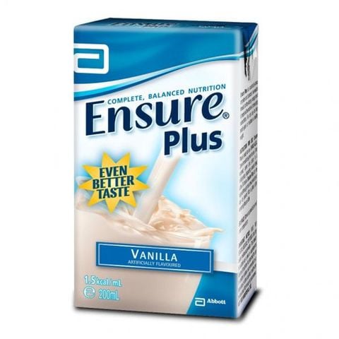 Thùng 27 Hộp Sữa Nước Ensure Plus Úc Hương Vanilla - Sữa Tiệt Trùng 200ml