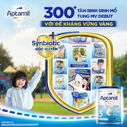 Sữa Aptamil New Zealand Profutura Cesar Biotik 380g 800g | Số 1,2,3 - Sữa Bột Công Thức