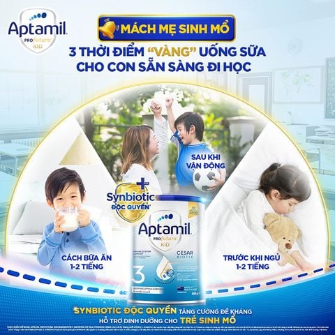 Sữa Aptamil New Zealand Profutura Cesar Biotik 380g 800g | Số 1,2,3 - Sữa Bột Công Thức