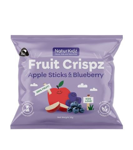 NaturKidz Trái Cây Sấy Lạnh Ăn Dặm Cho Bé 1Y+ New Zealand - Túi 10g