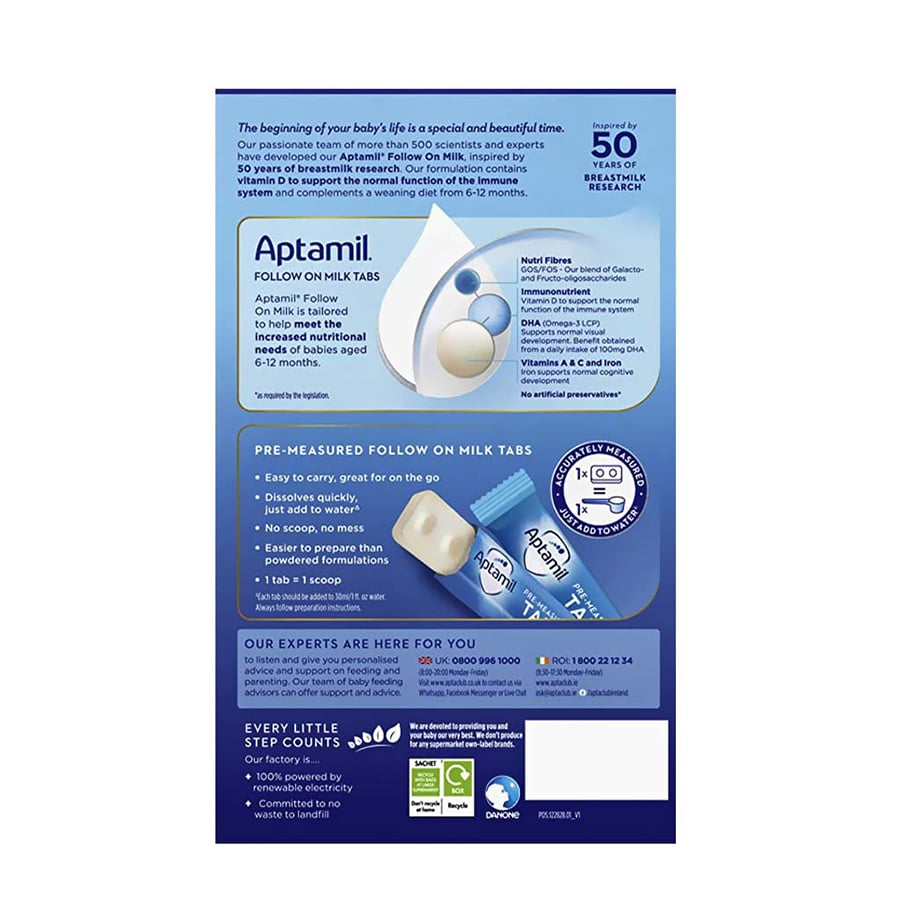 Sữa Aptamil Anh Advanced Lon, Thanh Số 1,2,3 800g - Sữa Bột Công Thức