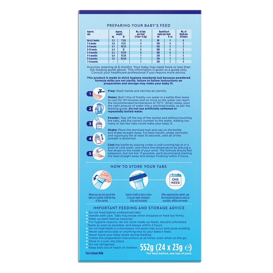 Sữa Aptamil Anh Advanced Lon, Thanh Số 1,2,3 800g - Sữa Bột Công Thức