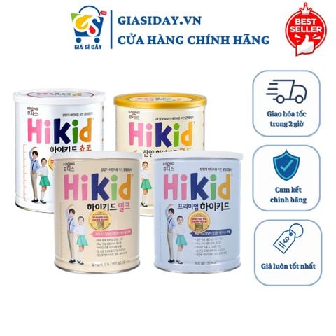Sữa Tăng Chiều Cao Ildong Hikid Hàn Quốc - Dê Núi 650g, Bò Vani 600g, Bò Premium 600g, Bò Socola 650g - Sữa Bột Công Thức